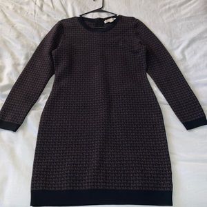 Michael Kors Chocolate Brown Knee-Length Dress